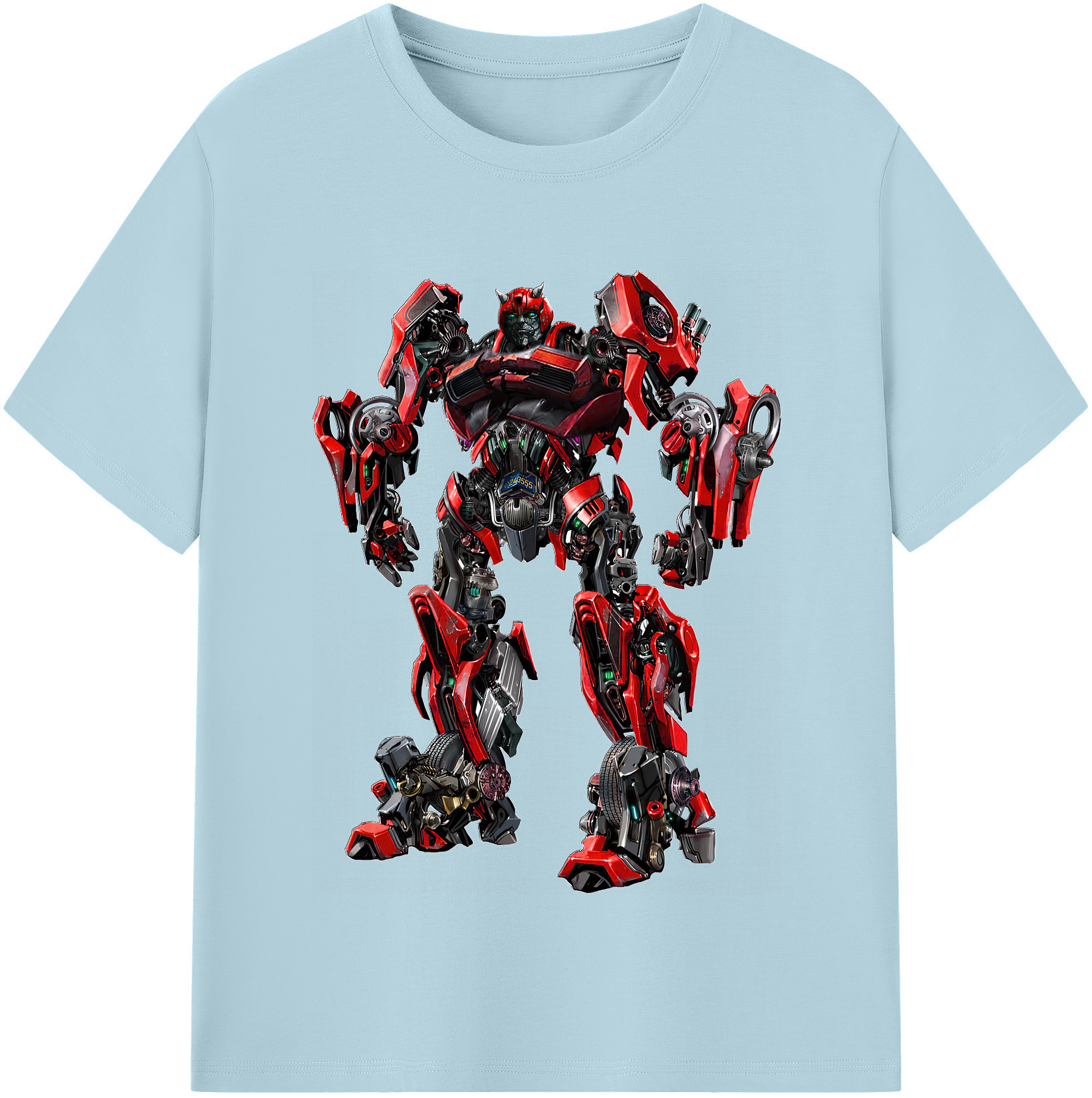 （画像用） Transformers トランスフォーマー 綿100％半袖Tシャツ（フロントプリント）